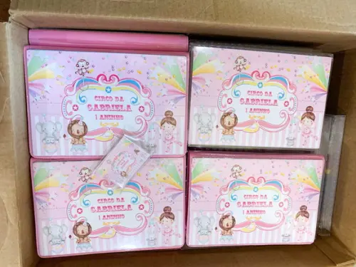 Estojo de Pintura 30 Peças Circo Rosa