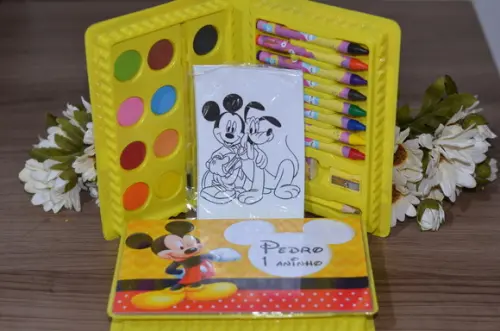 Estojo de Pintura 30 Peças Mickey