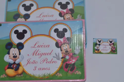 Estojo de Pintura 30 Peças Mickey e Minnie