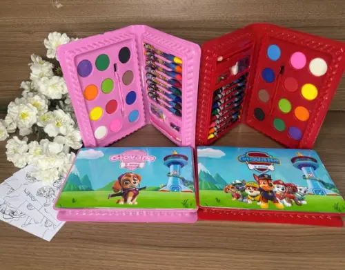 Estojo de Pintura 30 Peças Patrulha Canina