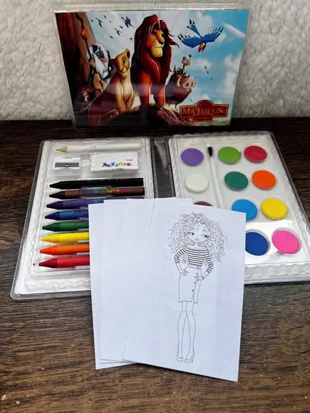 Estojo de Pintura 30 Peças Rei Leão