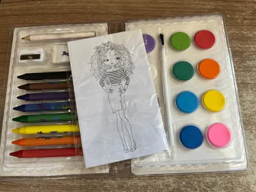 Estojo de Pintura 30 Peças Super Mário