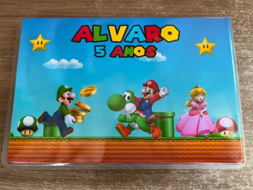 Estojo de Pintura 30 Peças Super Mário