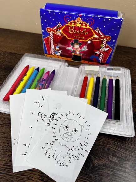 Estojo de Pintura com 20 Peças Circo do Mickey