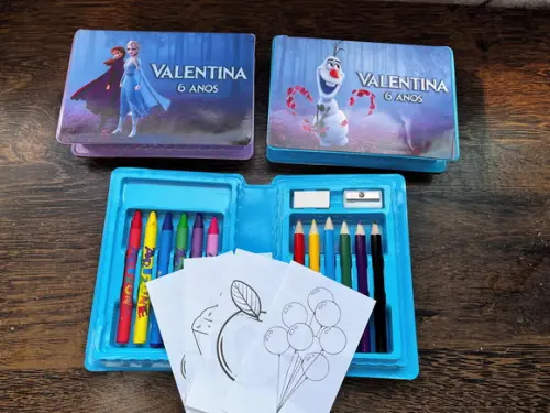 Estojo de Pintura com 20 Peças Frozen 2