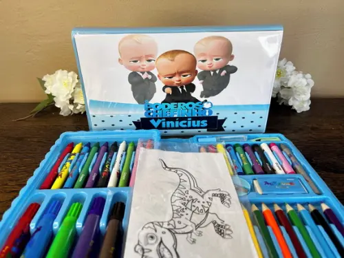 Estojo de Pintura Personalizado 50 Peças