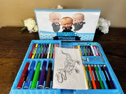 Estojo de Pintura Personalizado 50 Peças
