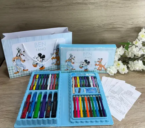 Estojo de Pintura Personalizado 50 Peças com Sacola G
