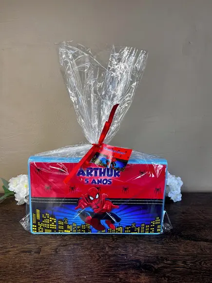 Estojo de Pintura Personalizado Luxo 50 Peças Homem Aranha