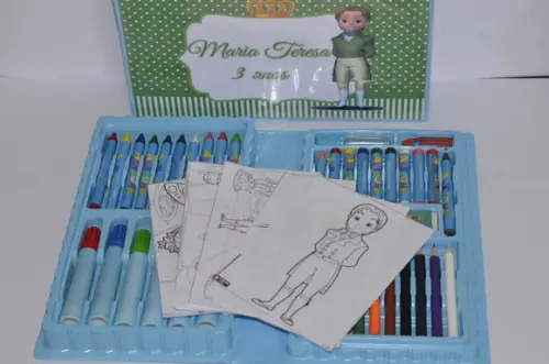 Estojo de Pintura Personalizado Luxo 50 Peças Princesa Sofi