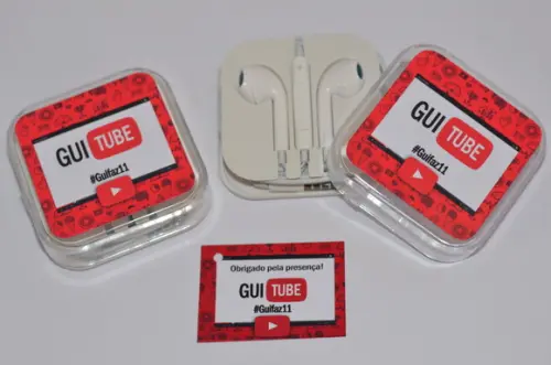 Fone de ouvido Personalizado Youtuber