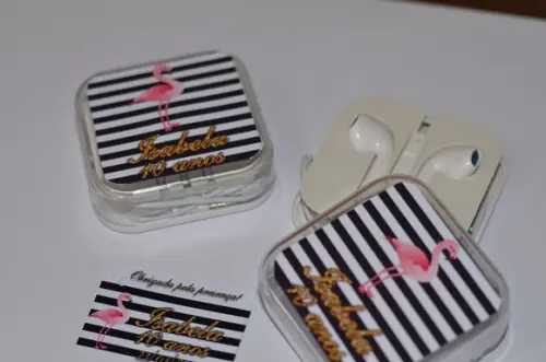 Fone de Ouvido Personalizado Flamingo Atacado