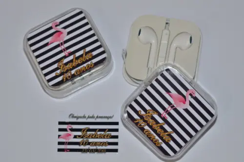 Fone de Ouvido Personalizado Flamingo Atacado