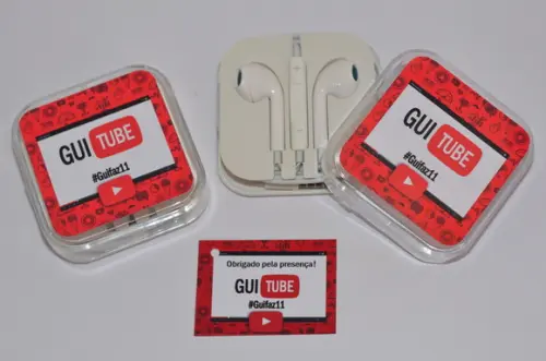 Fone de ouvido Personalizado Youtuber