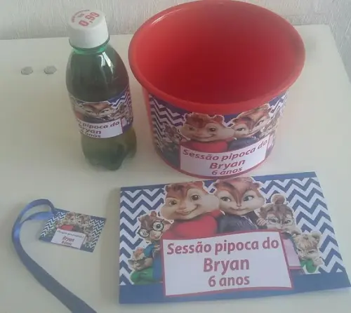 Kit Cinema Person. Alvin e os Esquilos