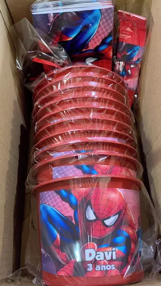 Kit Cinema Personalizado Homem Aranha