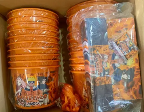Kit Cinema Personalizado Naruto