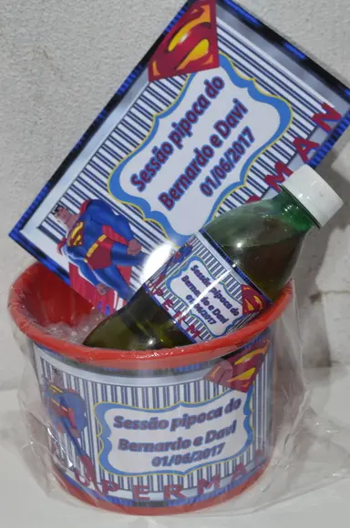 Kit Cinema Personalizado Super Homem