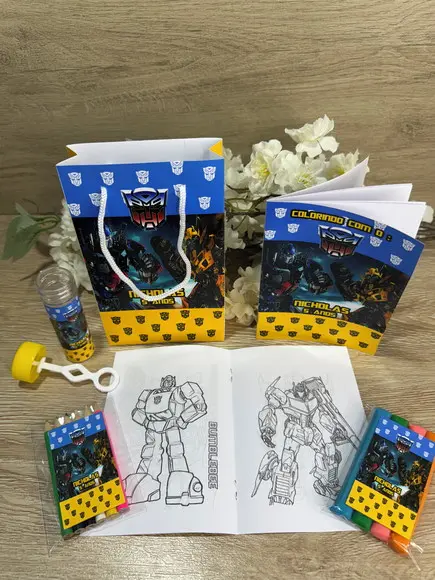Kit Colorir / Kit Diversão com Sacola Personalizada