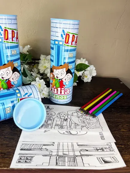 Kit Colorir no Tubo Personalizado
