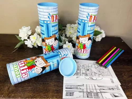 Kit Colorir no Tubo Personalizado