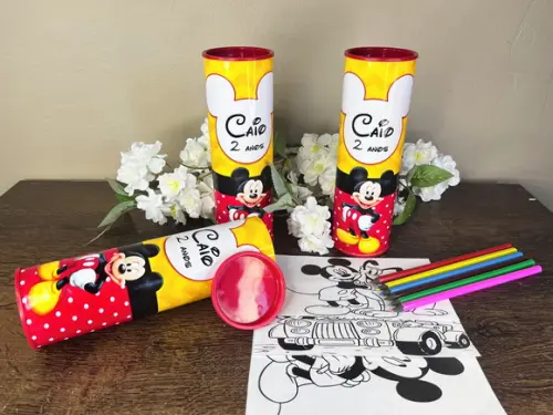 Kit Colorir no Tubo Personalizado Mickey