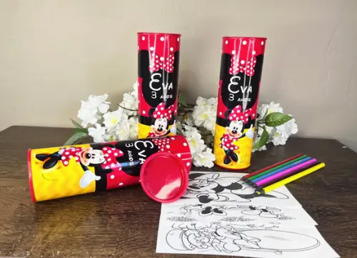 Kit Colorir no Tubo Personalizado Minnie