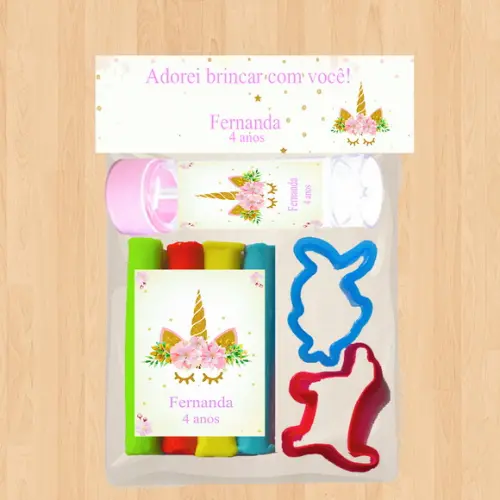 Kit Frasco Bolinha de Sabão, Massinha e Moldes Promoção