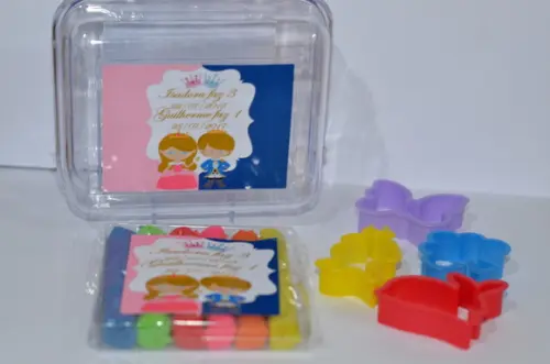 Kit Massinha com Moldes na Maleta Acrilica