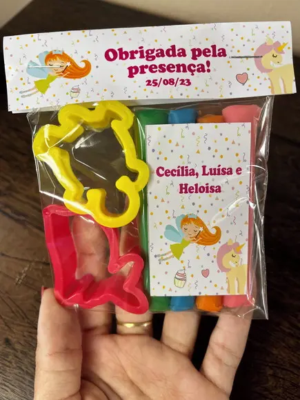 Kit Massinha e Moldes Fada