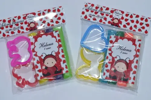 Kit Massinha e Moldes Joaninha