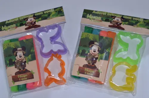 Kit Massinha e Moldes Mickey Safari