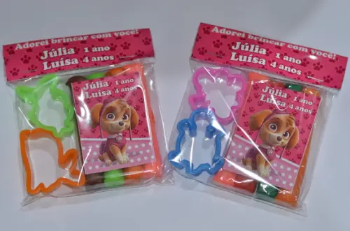 Kit Massinha e Moldes Patrulha Canina Skye