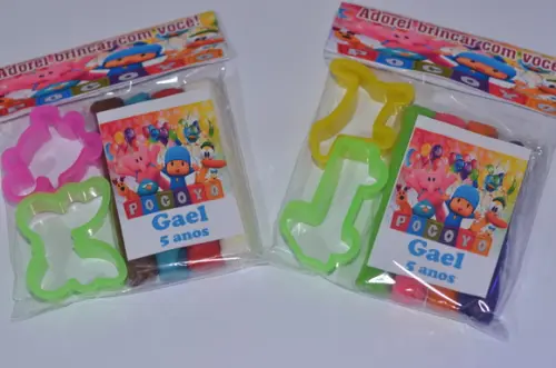 Kit Massinha e Moldes Pocoyo