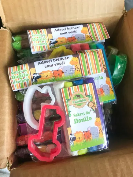 Kit Massinha e Moldes Safari