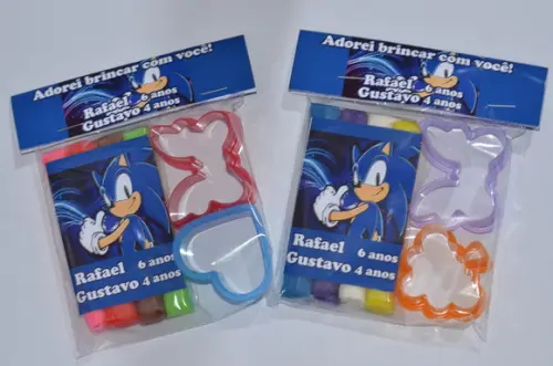 Kit Massinha e Moldes Sonic
