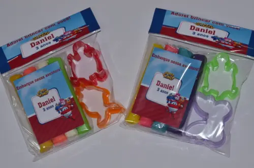 Kit Massinha e Moldes Super Wings