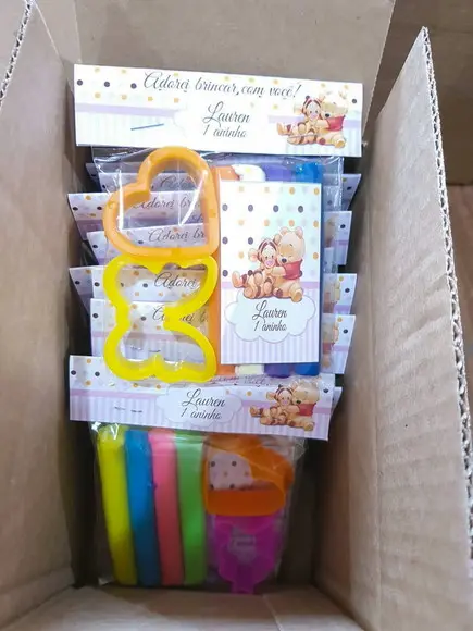 Kit Massinha e Moldes Ursinho Pooh