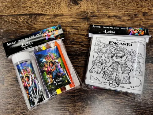 Kit Massinha Giz de Cera e Bolinha de Sabão Encanto