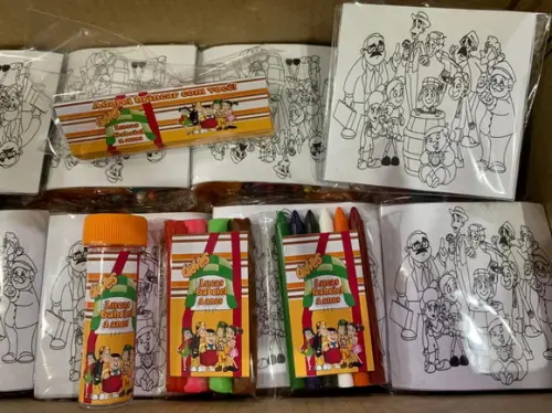 Kit Massinha, Giz de Cera e Bolinha de Sabão Chaves