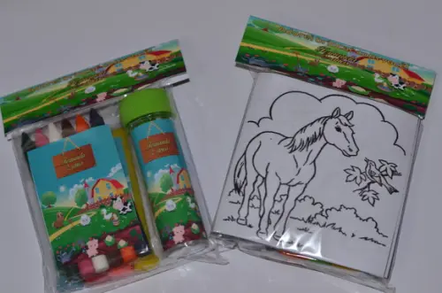 Kit Massinha, Giz de Cera e Bolinha de Sabão Fazendinha