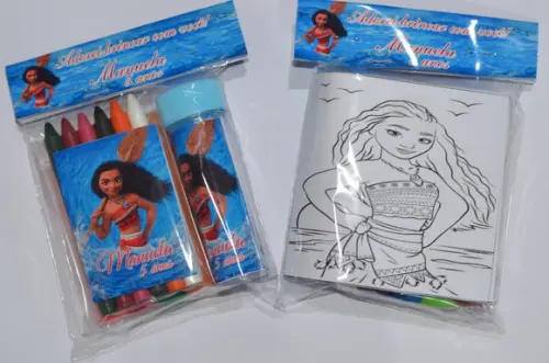 Kit Massinha, Giz de Cera e Bolinha de Sabão Moana