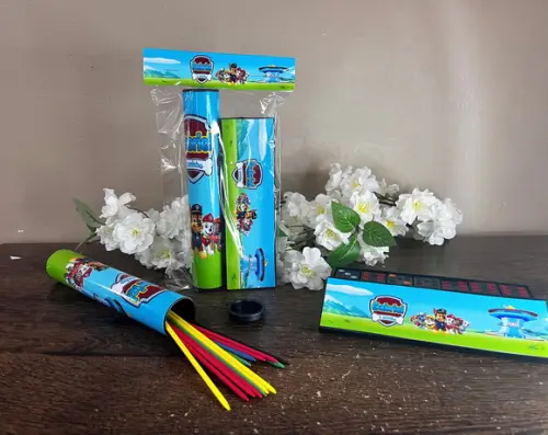 Kit Pega Varetas e Dominó Personalizado Patrulha Canina