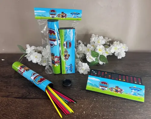 Kit Pega Varetas e Dominó Personalizado Patrulha Canina