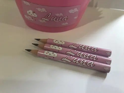 Lápis Personalizado Chuva de Amor