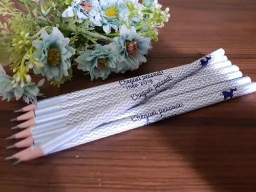 Lápis Personalizado Elefante Chevron