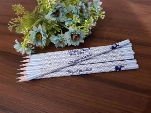 Lápis Personalizado Elefante Chevron