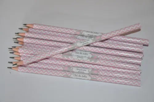 Lápis Personalizado Elefante Chevron