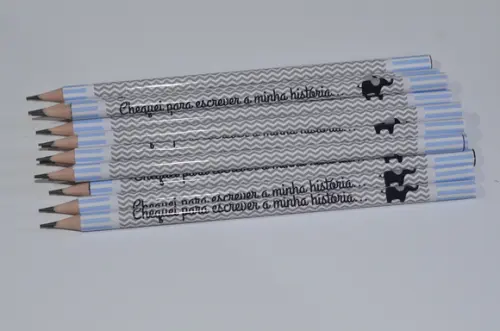 Lápis Personalizado Elefante Chevron