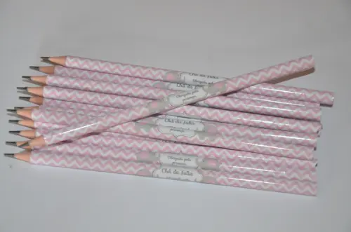 Lápis Personalizado Elefante Chevron